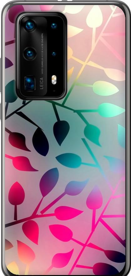 Чехол на Huawei P40 Pro Plus Листья (2235u-1917-42517)