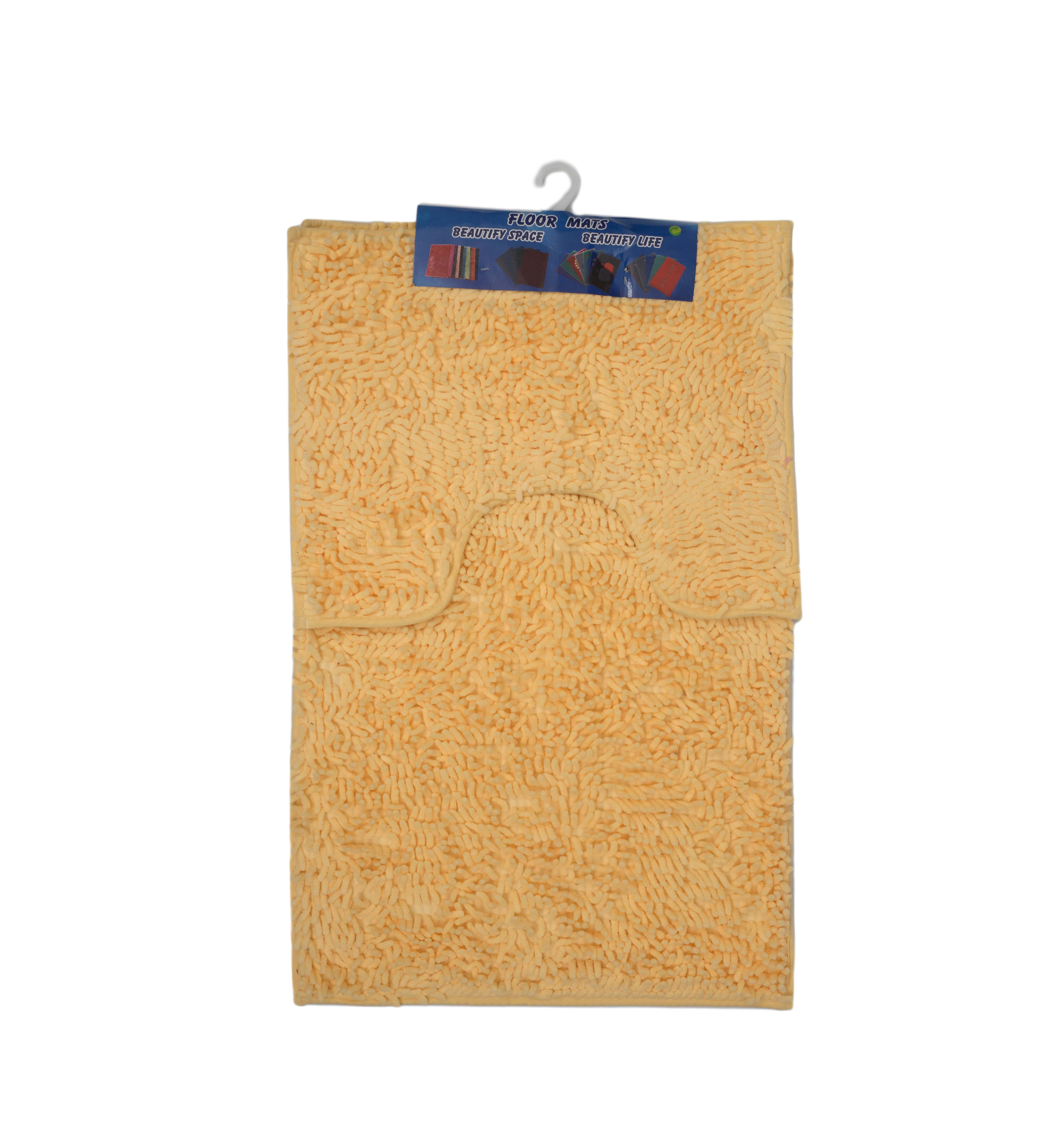 Набор ковриков Kornel в ванную комнату 50х80/40х50 см 2 шт. Персиковый