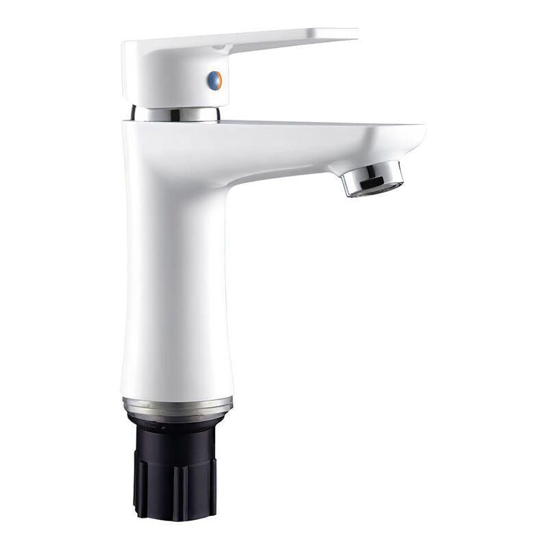 Смеситель для умывальника PLAMIX Oscar-001W White (PM0612) Смеситель для умывальника PLAMIX Oscar-001W White (PM0612)