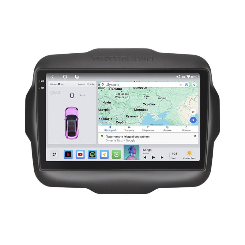 Автомагнитола штатная Lesko для Jeep Renegade I Рестайлинг 2018- 4/64 QLED CarPlay 4G Wi-Fi GPS Prime 9" (22391928) Автомагнитола штатная Lesko для Jeep Renegade I Рестайлинг 2018- 4/64 QLED CarPlay 4G Wi-Fi GPS Prime 9" (22391928)