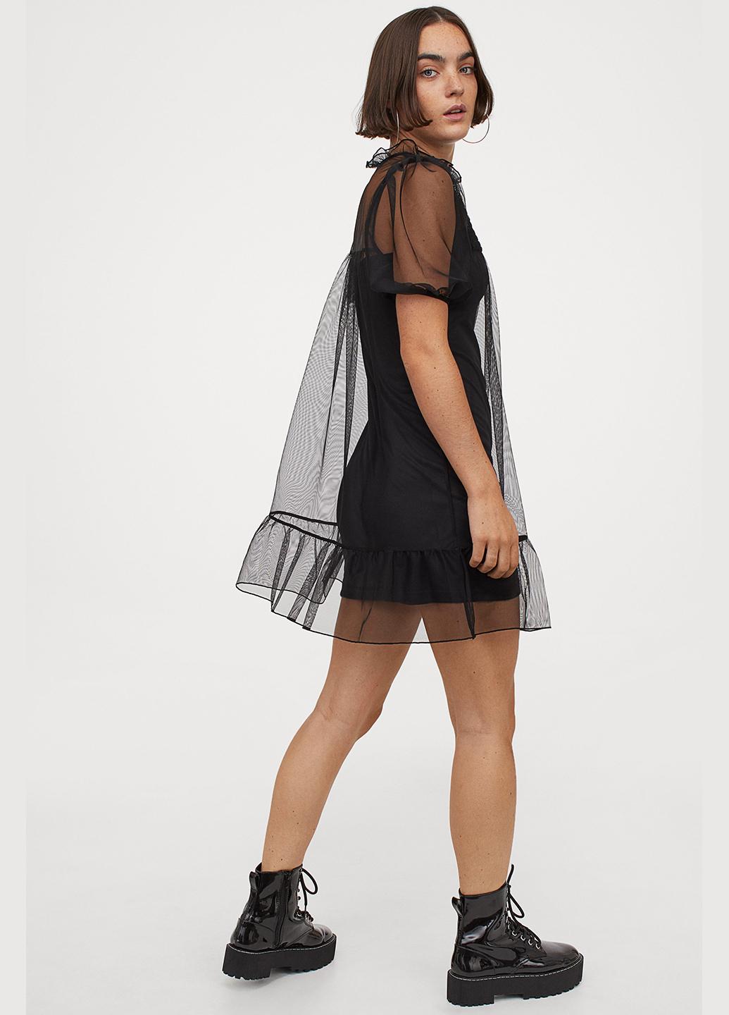 Платье H&M M Черный (928352001b42)