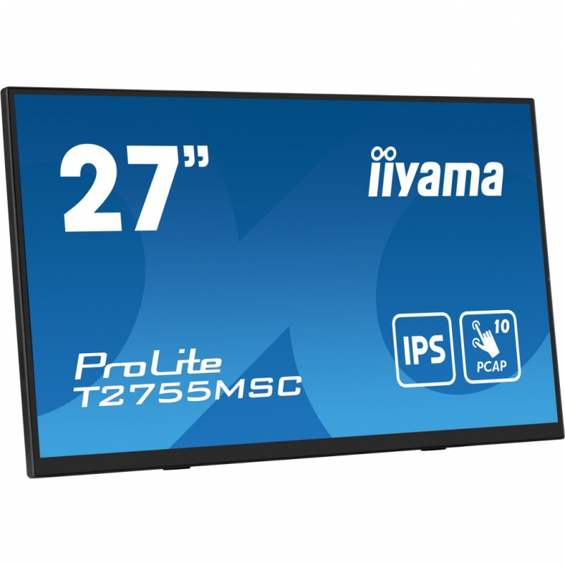 Монитор Iiyama T2755MSC-B1 сенсорный IPS 1920x1080 Full HD 27" (tf6340) - фото 4 Монитор Iiyama T2755MSC-B1 сенсорный IPS 1920x1080 Full HD 27" (tf6340) - фото 4