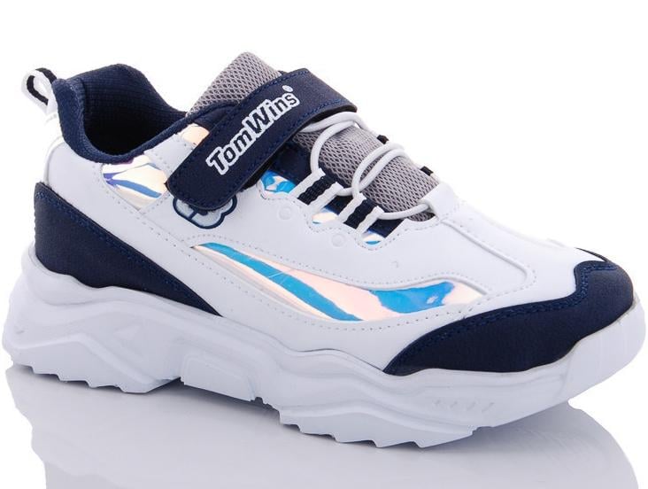 Кроссовки Tom Wins 1071-3 р. 32 Бело-синий Кроссовки Tom Wins 1071-3 р. 32 Бело-синий