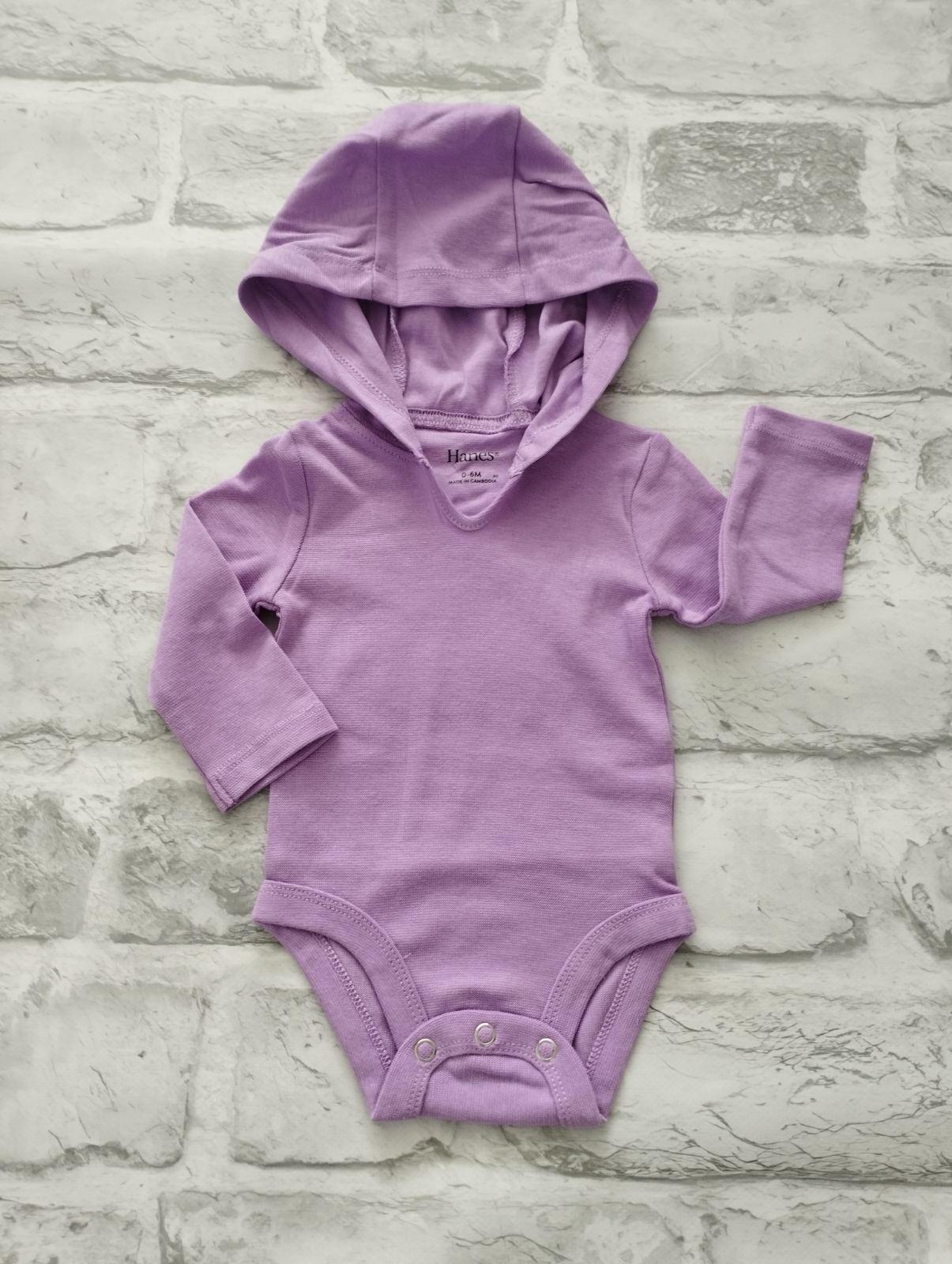 Боді для малюків Hanes 50 cм Бузковий (0043) Боді для малюків Hanes 50 cм Бузковий (0043)