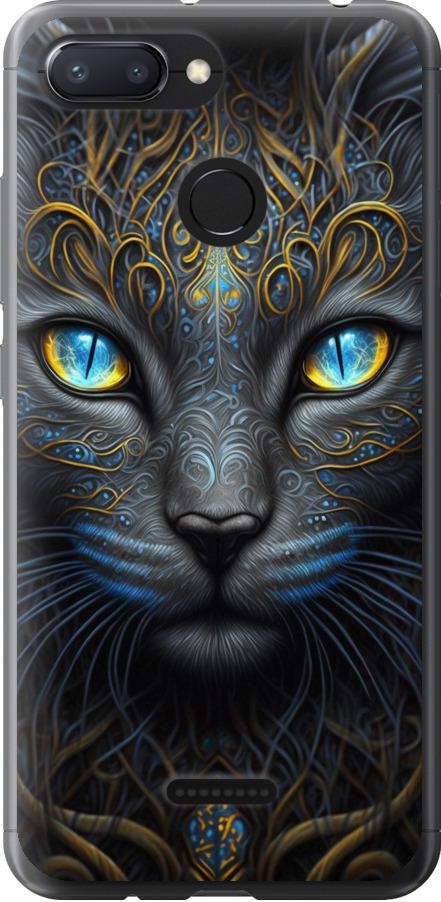 Чехол на Xiaomi Redmi 6 Кошка (5548t-1521-42517)