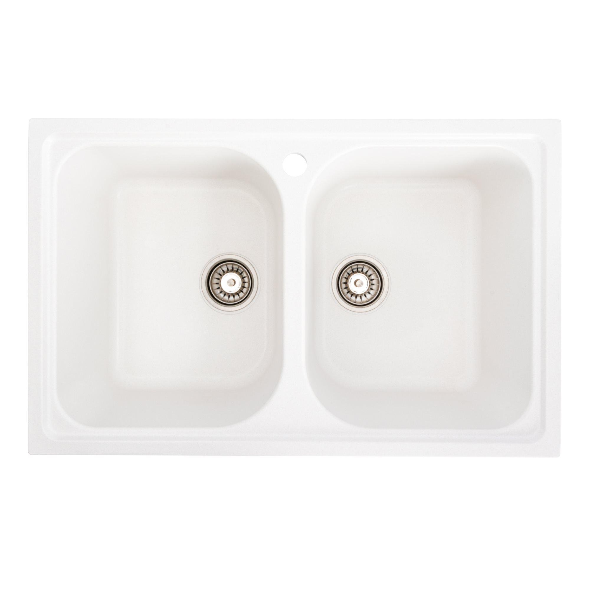 Мойка для кухни гранитная Platinum 7950 Equatoria матовая Белоснежный - фото 1 Мойка для кухни гранитная Platinum 7950 Equatoria матовая Белоснежный - фото 1