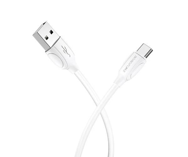 Кабель Data Borofone BX19 USB-Type-C 1 м Білий - фото 2