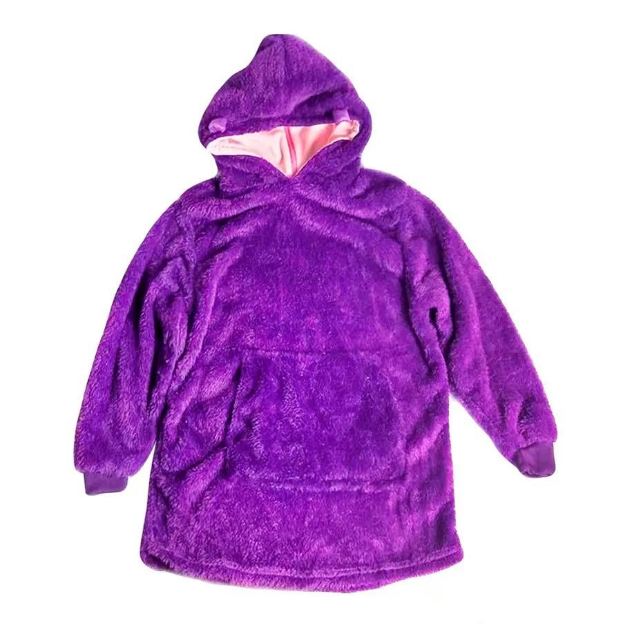 Дитячий худий з капюшоном трансформер Huggle Pets Hoodie Фіолетовий єдиноріг (1009546-Violet-1) - фото 3