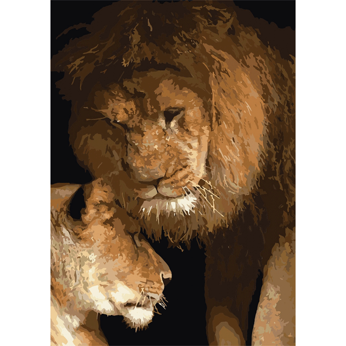 Картина по номерам Идейка Сила любви 40х50 см (Az-268616)