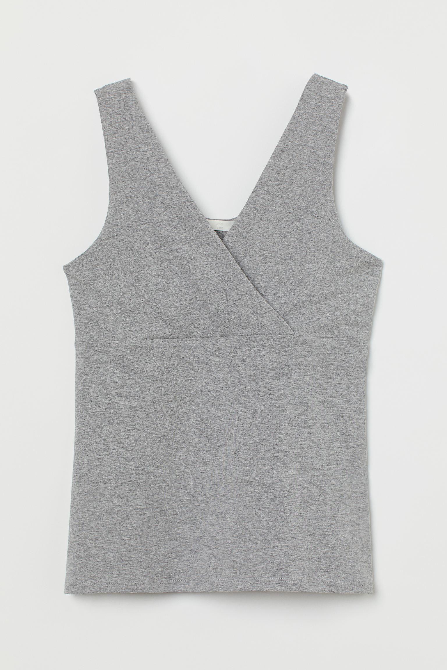 Топ женский для кормления S Серый меланж (9885844wer)