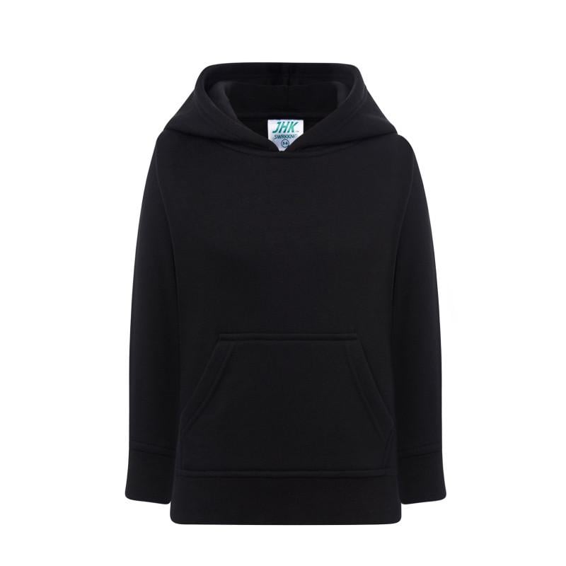 Кофта детская JHK KID SWEATSHIRT KANGAROO 1/2 Черный (BK)