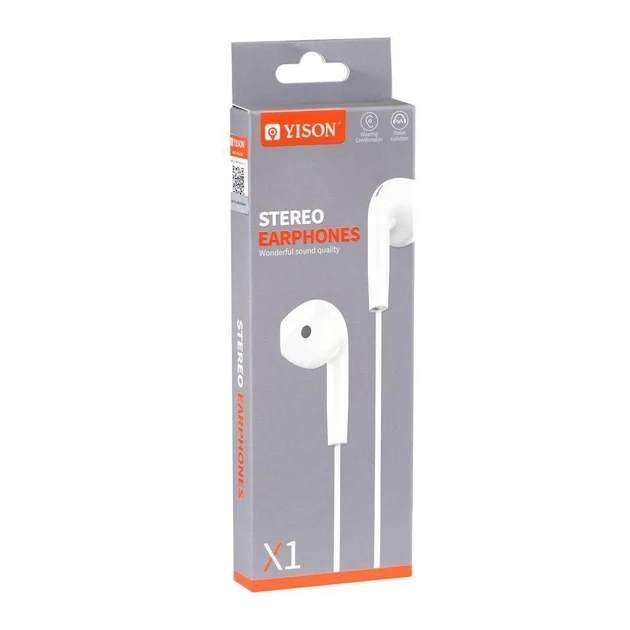 Наушники Yison X1 Wired Earphones White - фото 2