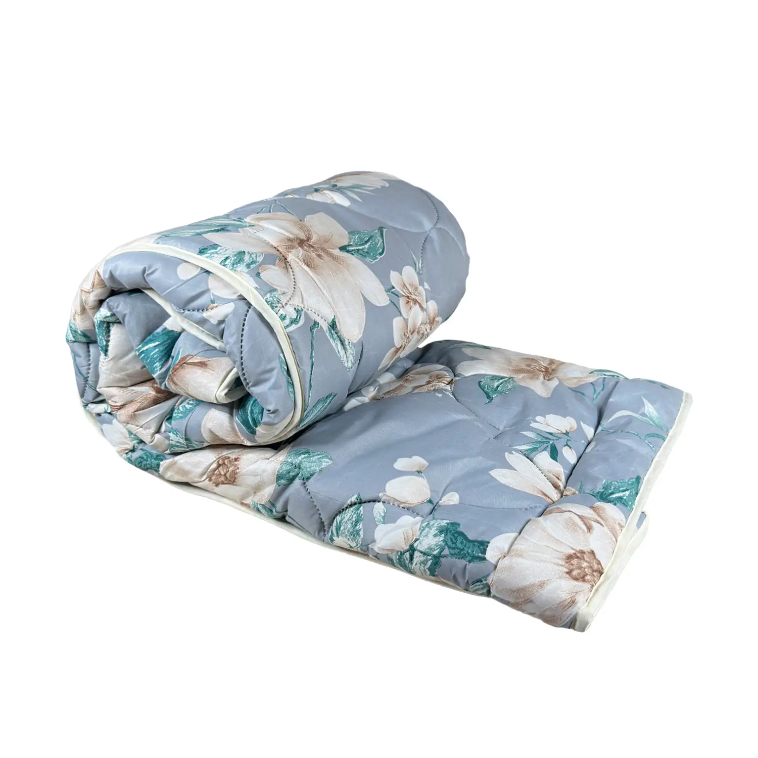 Одеяло демисезонное Цветы гипоаллергенное полуторное 145x205 см (001733)