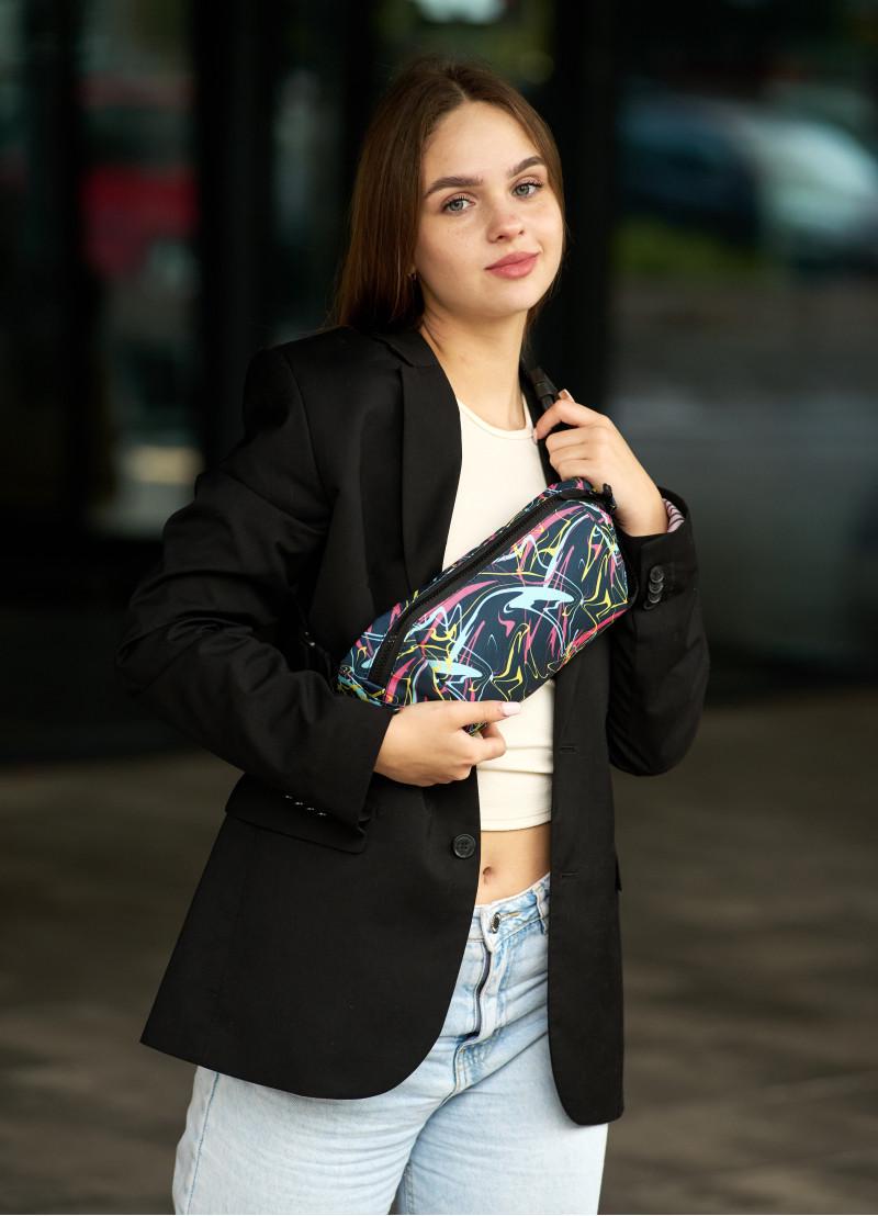 Поясная сумка бананка Sambag HOLSTER MSH ABSTRACT 36x14x4 см (87118707) - фото 10