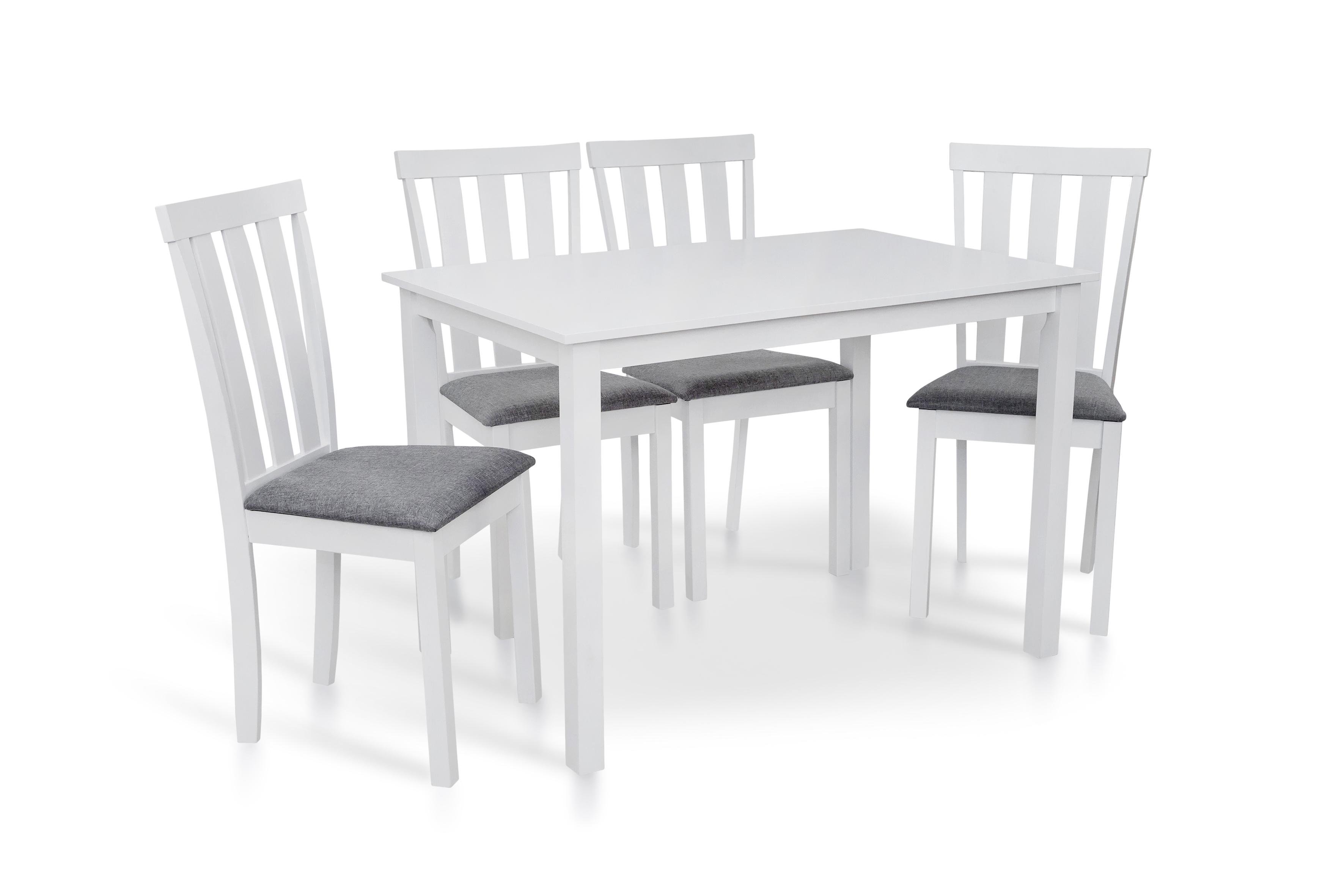 Комплект кухонный EUGENE стол 4 стулья Белый - фото 8 Комплект кухонный EUGENE стол 4 стулья Белый - фото 8