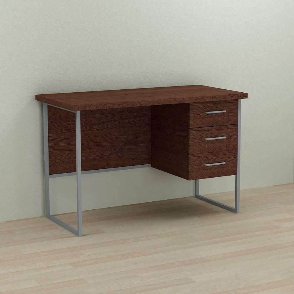 Комп'ютерний стіл Ferrum-decor Гаррі ДСП 32 мм 75x140x60 см Сірий/Венге (FRD-105761)