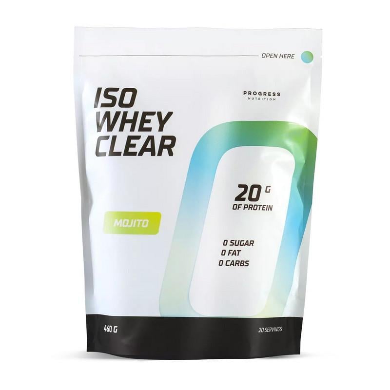 Изолят сывороточный Progress Nutrition Iso Whey Clear лимон и лайм 460 г (22296-01)