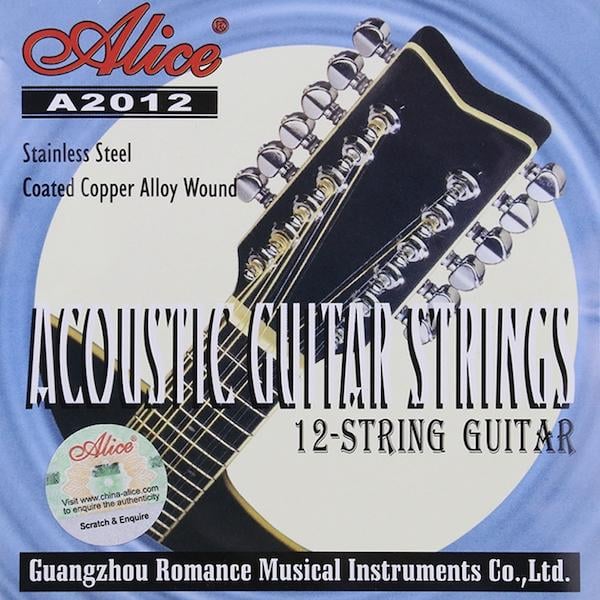 Струны для гитары Alice A2012 Copper 10-50 12-string Light