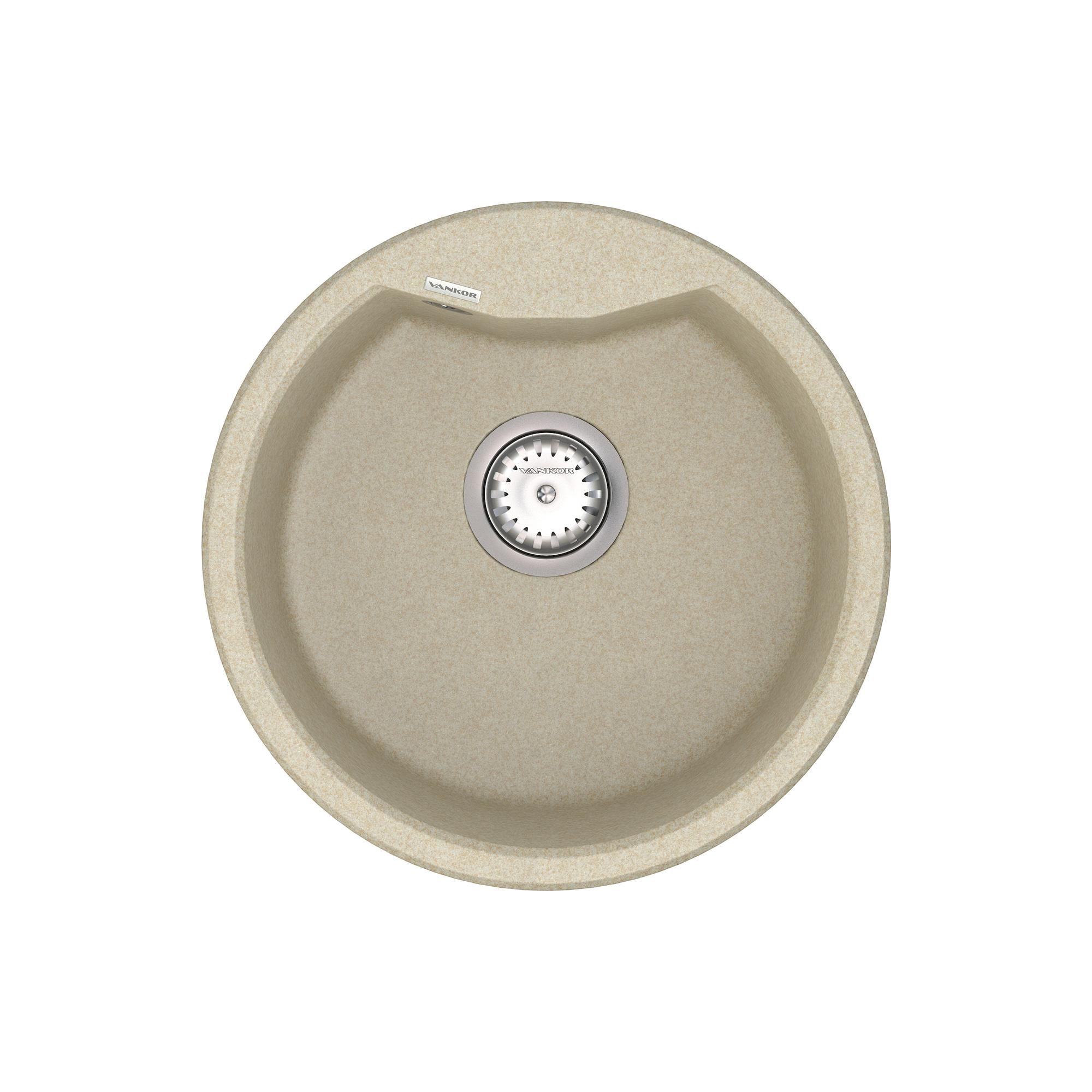 Мойка для кухни Vankor Vena VMR 01.48 + сифон Vankor Beige (74940)