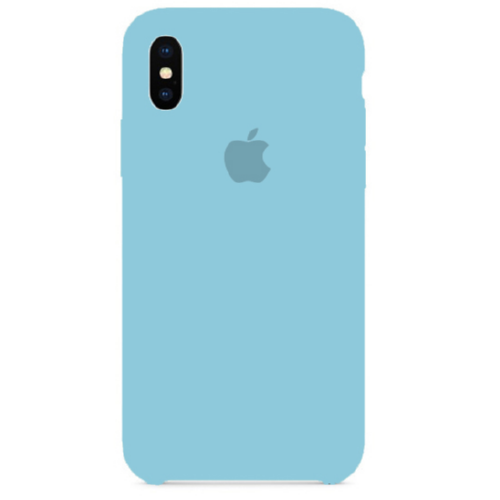 Чехол SIlicone Case для iPhone XS Max Protective Matte New Sky Blue