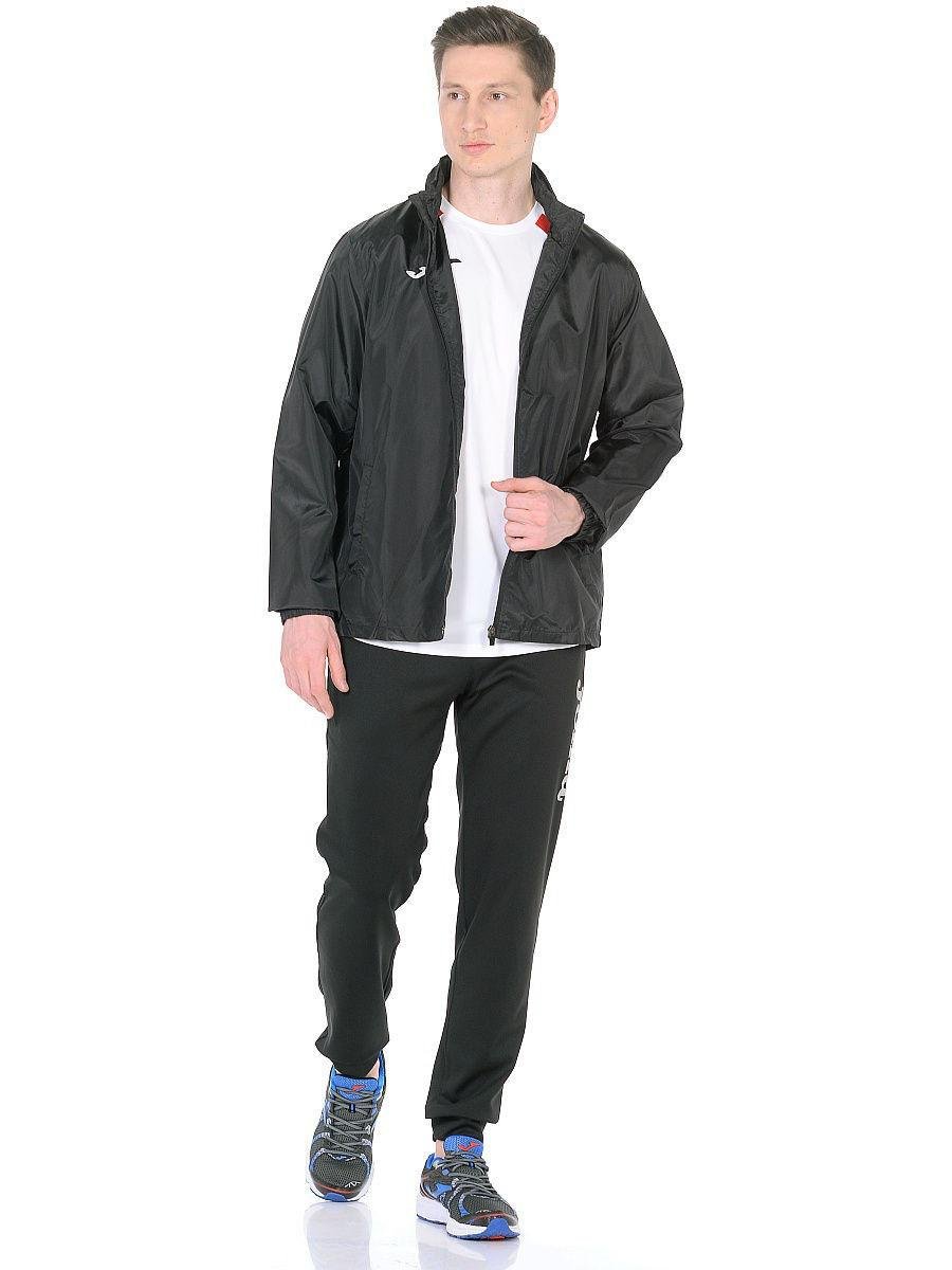 Куртка ветрозащитная Joma 100087.100 Rainjacket Iris XL Black (9995218545126) - фото 1