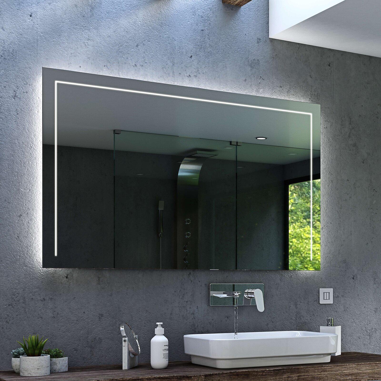 Зеркало Dim Dzerkal PANO с LED-подсветкой 50х70 см (6897)