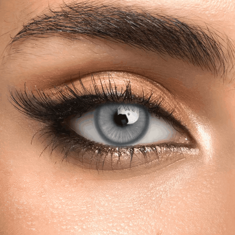 Контактні лінзи сірі Elite Lens Айс Дрім Грей +0,00 14,5 мм 2 шт. Сірий (25906692)