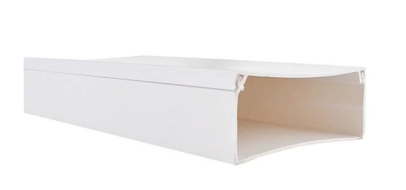 Кабель-канал АСКО 80x40 мм 99 см ПВХ магистральный Белый (A0070010009)