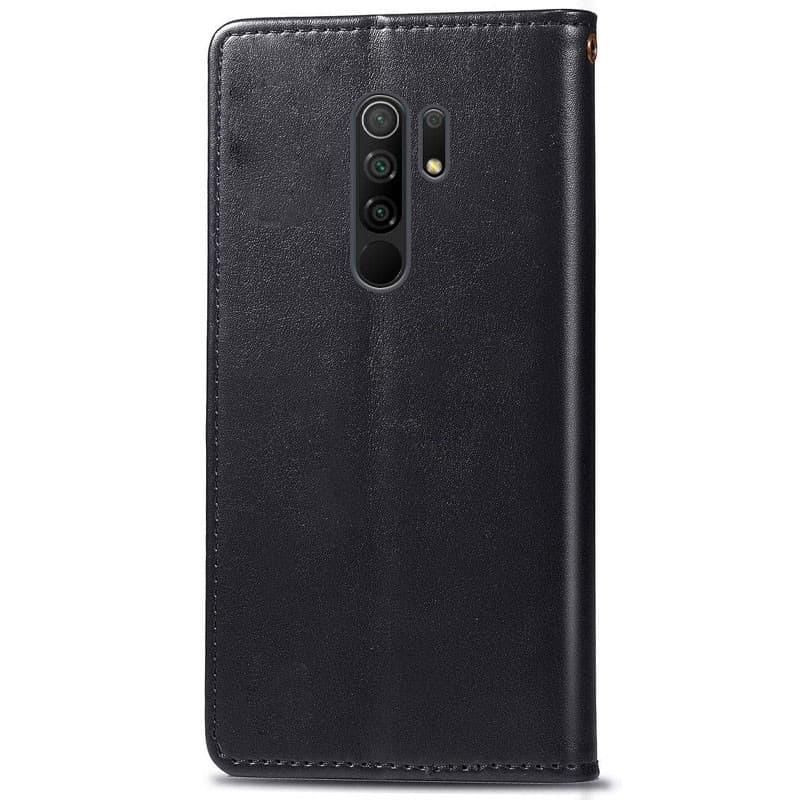 Кожаный чехол книжка GETMAN Gallant (PU) для Xiaomi Redmi 9 Черный - фото 3