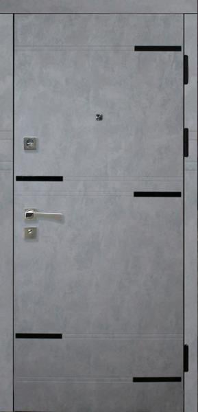 Дверь входная City Doors Состав 128 0,96х2,04 м Серый
