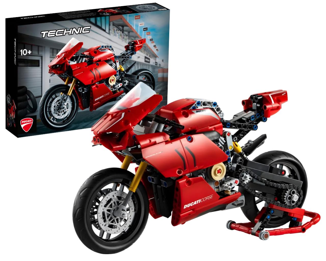 Конструктор детский Technic Ducati Panigale V4 R 646 дет. (10272)