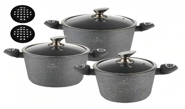 Набор кастрюль с мраморным покрытием Edenberg EB-7428 6 пр.