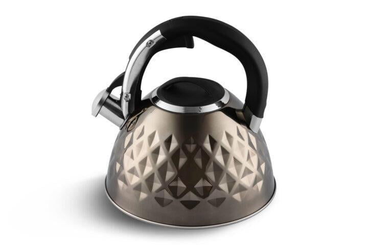 Чайник Edenberg зі свистком 3 л Сірий (EB-8833) - фото 1