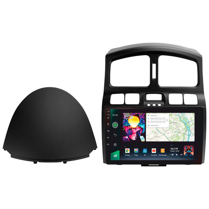 Магнитола штатная Sigma PRO 98128 2K 8/128 GB Hyundai Santa Fe SM 2000-2012 For JAC S1 Rein 1 2007-2013 9" (AR-78463)
