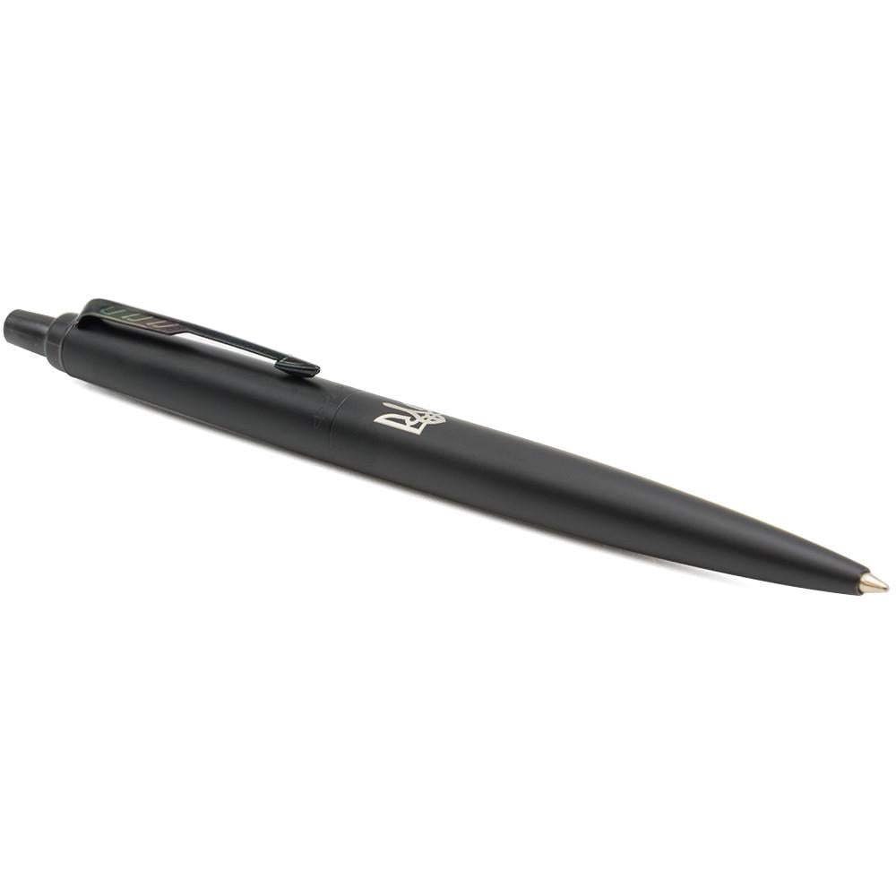 Кулькова ручка Parker JOTTER 17 XL Monochrome Black BT BP Тризуб (12 432_TR)
