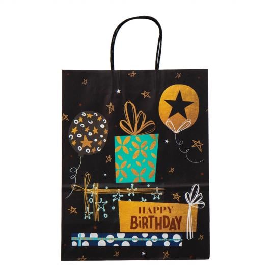 Подарочный пакет Elisey Happy Birthday 18,5х25,5 см 4 шт. Разноцветный (9078-003) Подарочный пакет Elisey Happy Birthday 18,5х25,5 см 4 шт. Разноцветный (9078-003)