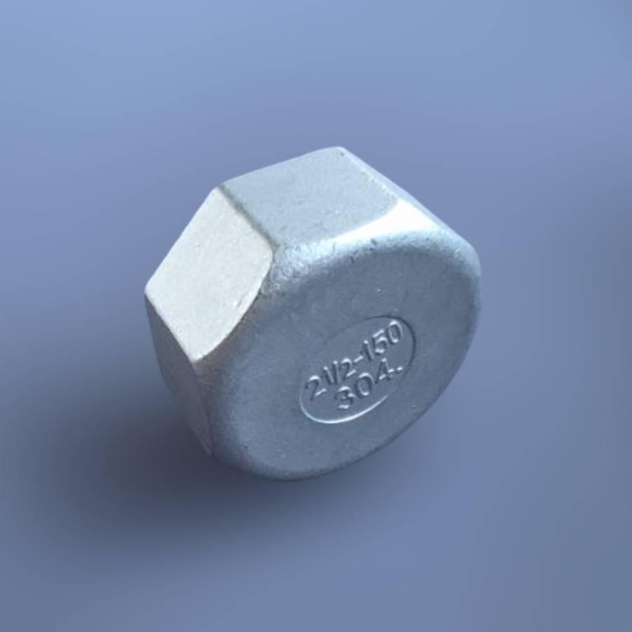 Заглушка резьбовая восьмигранная DN65 BSPP н/ж сталь AISI304 Class-150 внутренняя резьба 2-1/2" (29203238) - фото 2 Заглушка резьбовая восьмигранная DN65 BSPP н/ж сталь AISI304 Class-150 внутренняя резьба 2-1/2" (29203238) - фото 2