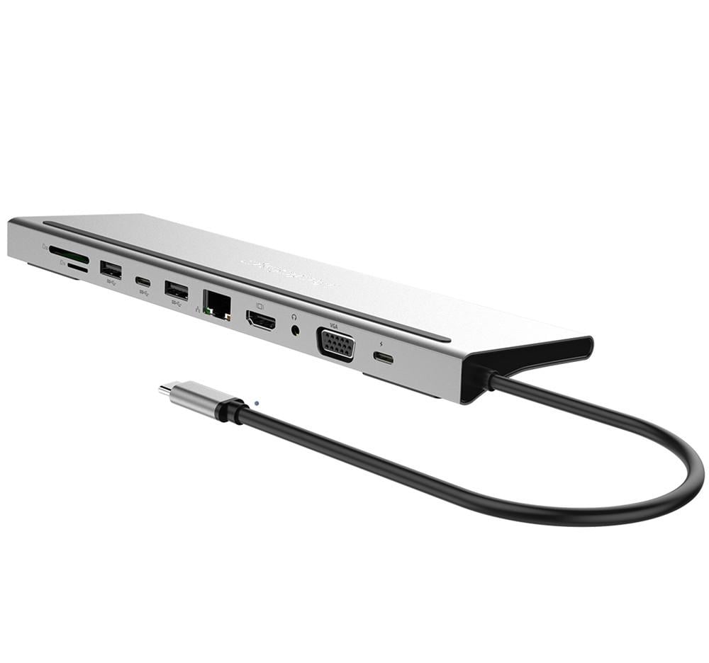 Хаб/підставка USB Type-C Addap MH-01 на 11 портів - фото 1 Хаб/підставка USB Type-C Addap MH-01 на 11 портів - фото 1