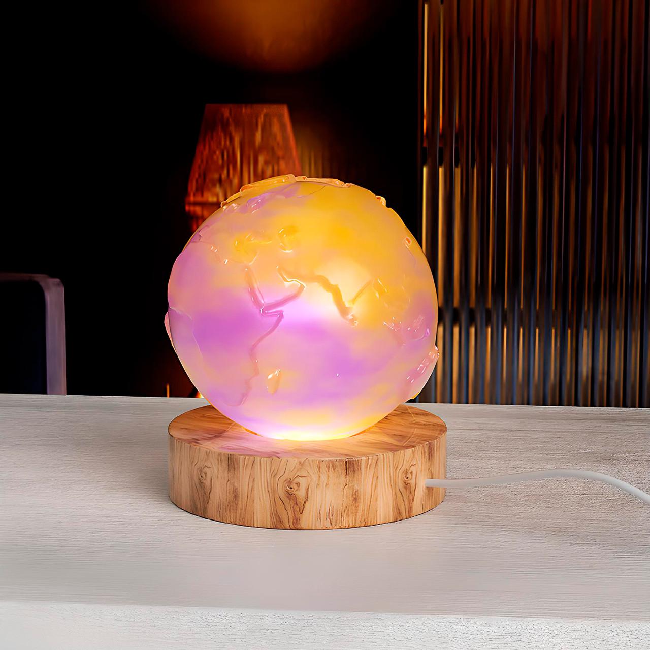 Молд силіконовий 3D планета Земля для світильників з епоксидної смоли з LED - фото 5 Молд силіконовий 3D планета Земля для світильників з епоксидної смоли з LED - фото 5