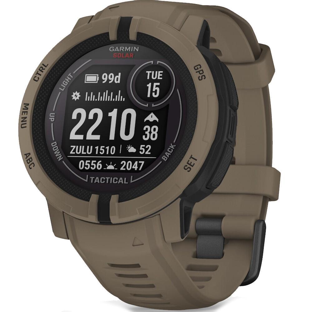 Часы-навигатор Garmin Instinct 2 Solar Tactical Edition Коричневый (010-02627-04)