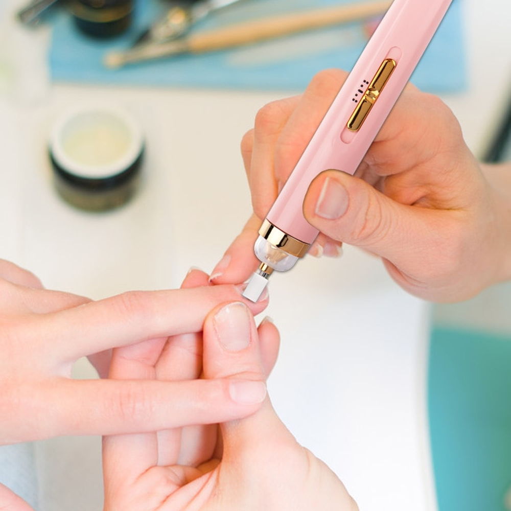 Фрейзер для манікюру Salon Nails портативний з 5-ма насадками (20551) - фото 4