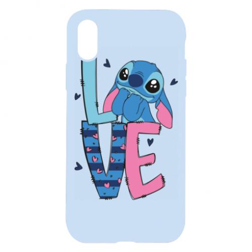 Чехол для iPhone X/Xs Стич Love (17123337-14-199943)