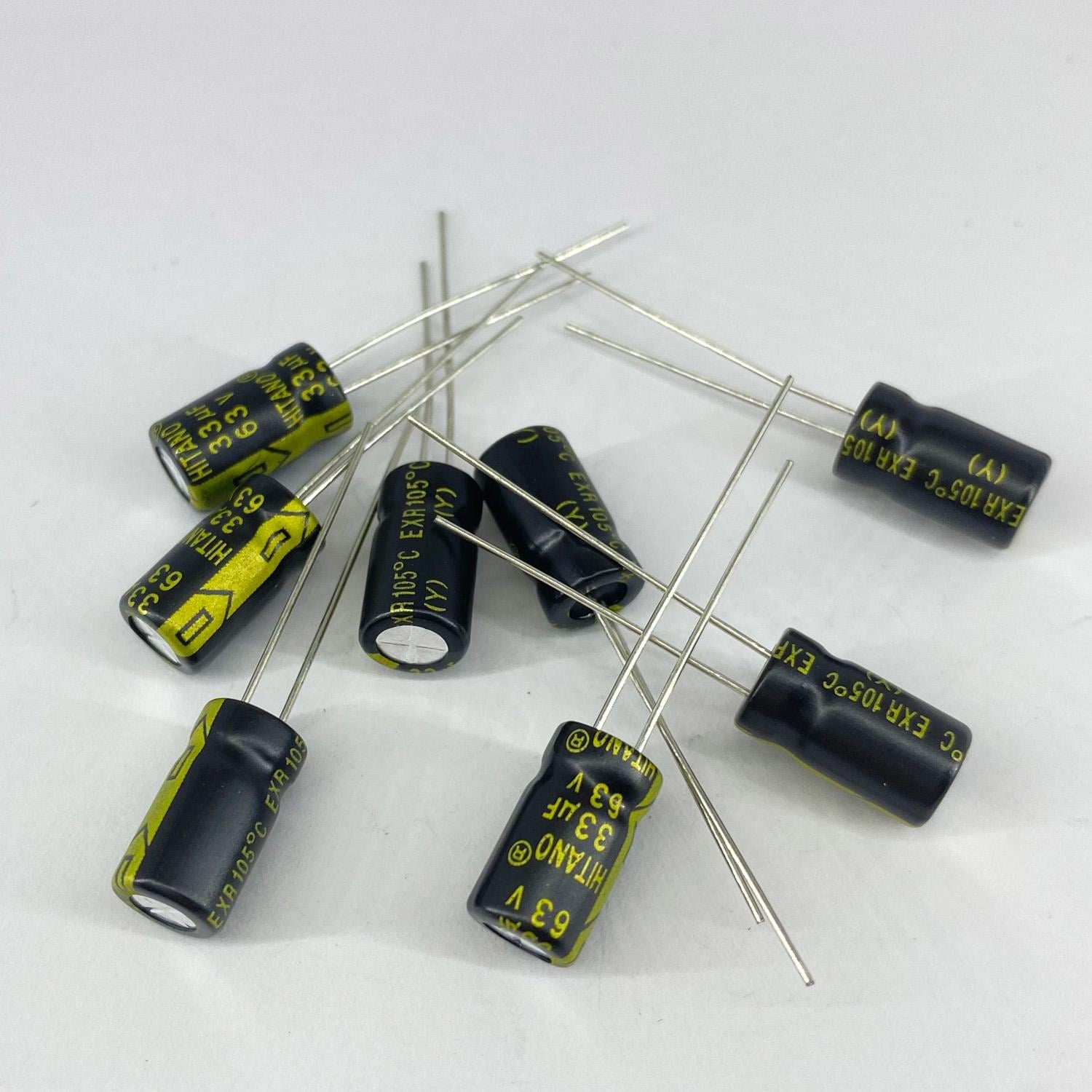 Электролитические конденсаторы HITANO 33 мкф 63V 6,3x11 мм 105 °C (5267)