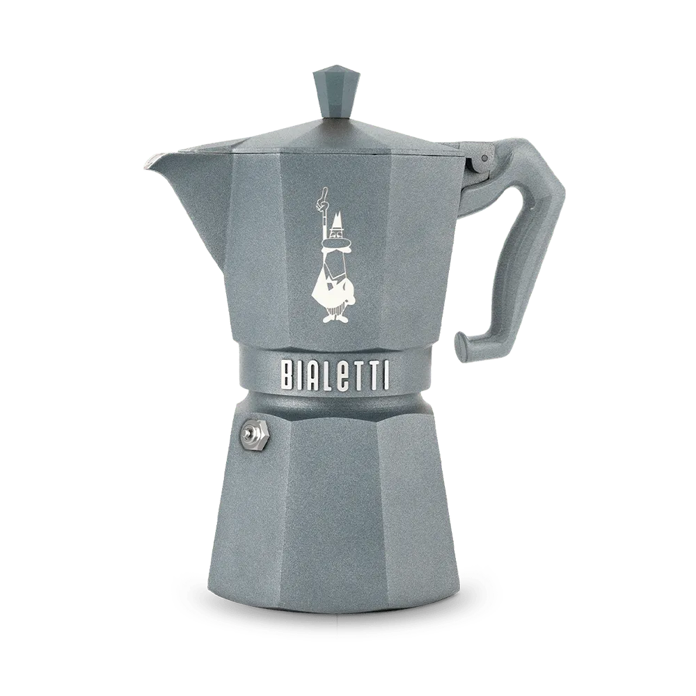 Гейзерная кофеварка Bialetti Moka Exclusive Octagonal Induction 6 CUPS Grey (0009076) - фото 1 Гейзерная кофеварка Bialetti Moka Exclusive Octagonal Induction 6 CUPS Grey (0009076) - фото 1