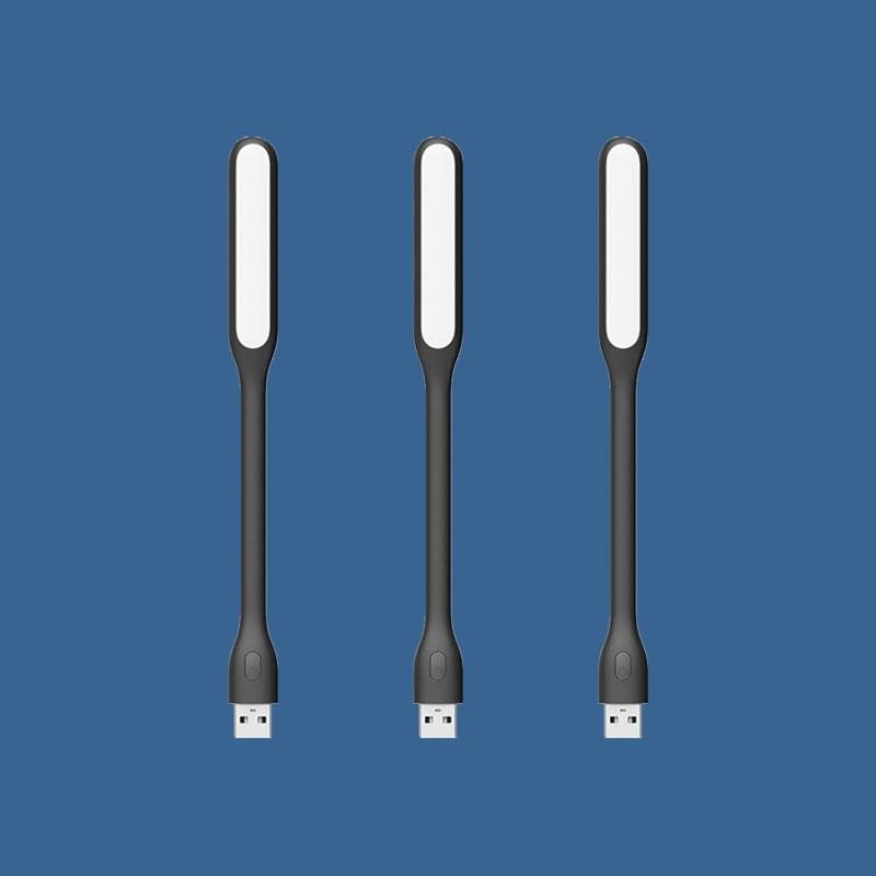 Лампа USB LED CUKTECH Portable фонарик 5 уровней яркости 3 шт. Черный (AL003)