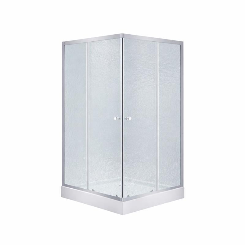 Набор Lidz душевая кабина Wawel SC90x90.SAT.LOW.FR стекло Frost 4 мм и поддон Mazur (SD00048614)