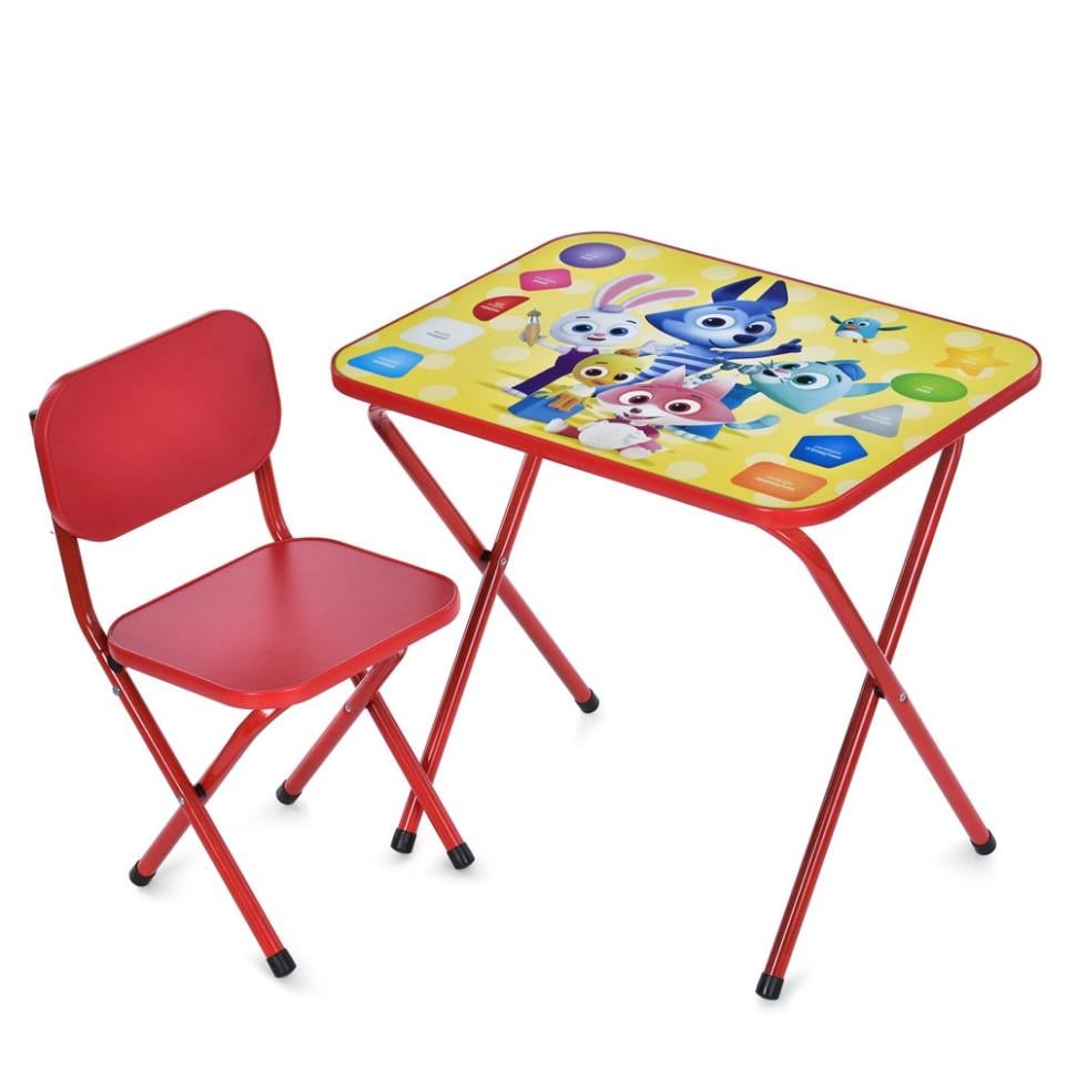 Стол детский складной Bambi комбинированный 59,5х44 см Красный (KL-154-R-131)