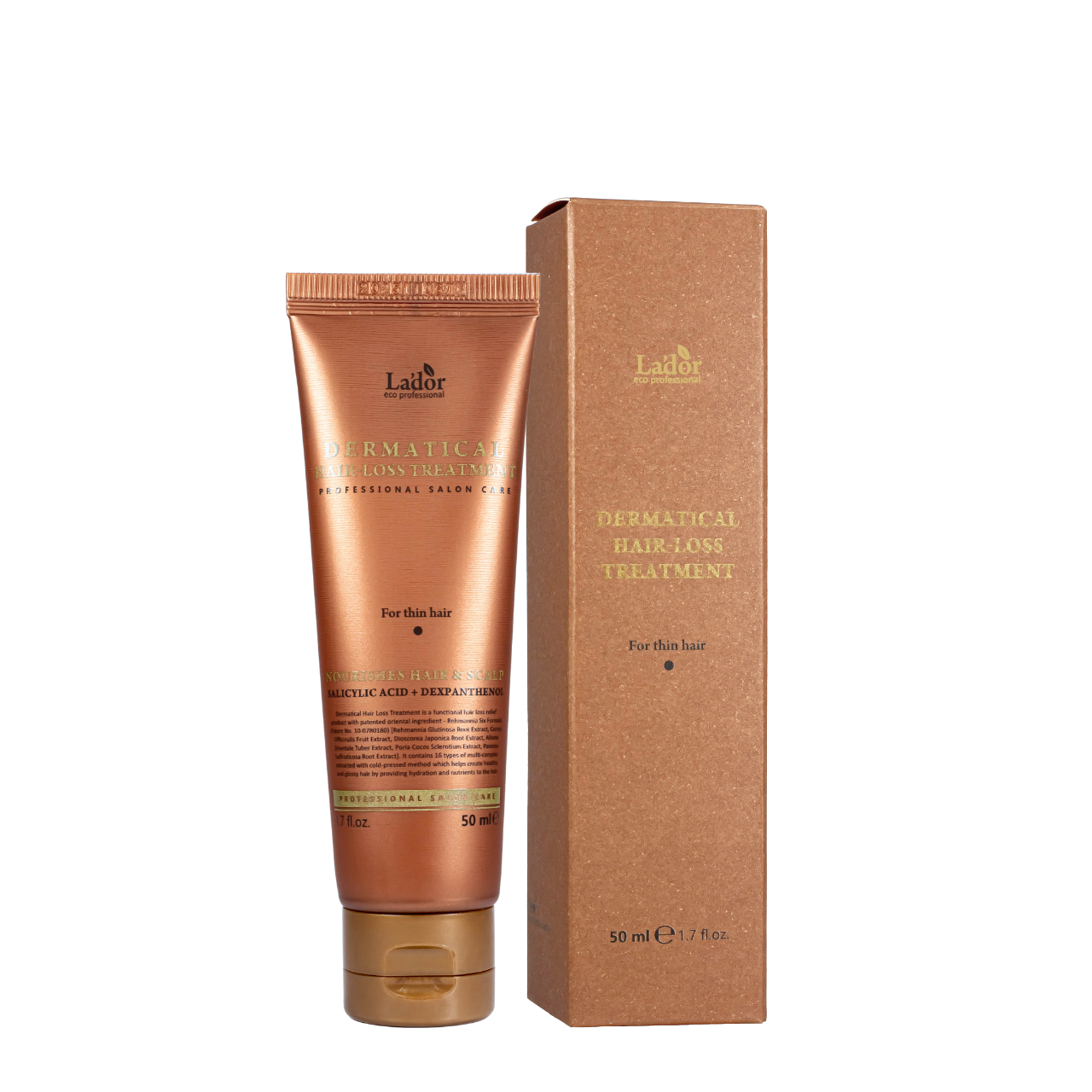 Маска для тонкого волосся зміцнююча La'dor Dermatical Hair-Loss Treatment For Thin Hair 50 мл (1978982799)