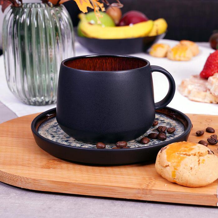 Чашка с блюдцем для чая KARACA стекло 300 мл (2638605) Чашка с блюдцем для чая KARACA стекло 300 мл (2638605)