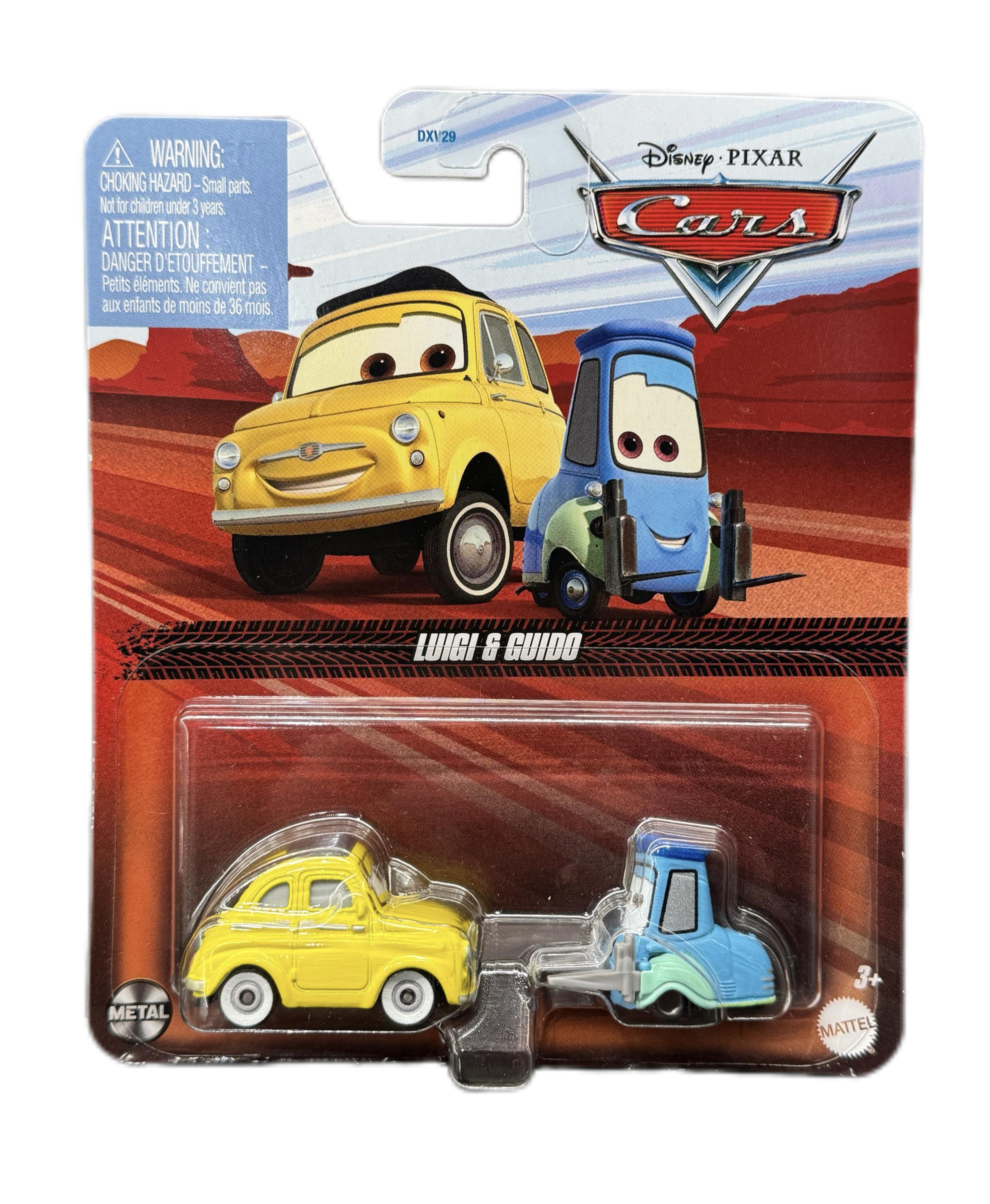 Игрушечный автомобиль Cars Luigi & Guido Mattel Disney Pixar (25566999)